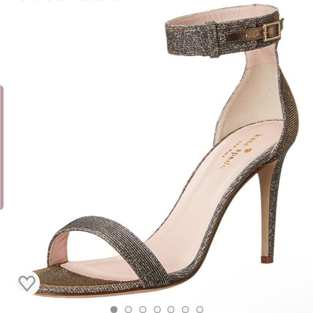 Kate Spade Isa Bronze Heels Size 10